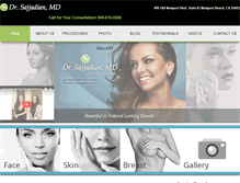 Tablet Screenshot of drsajjadian.com